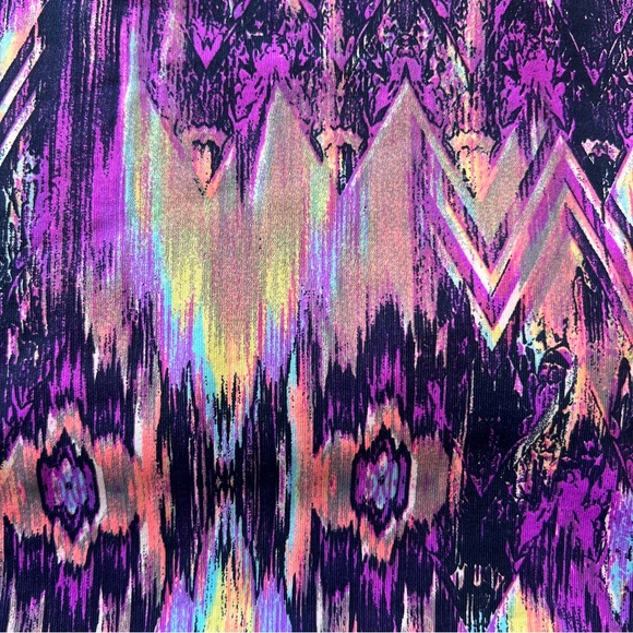 Liquido Active Yoga Vibrant Multicolored Sports Bra Size Small - Picture 4 of 6